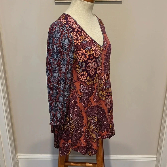 NWT!! Anthropologie Maeve - Mariela Tunic - Red/Blue - Size Small - Picture 6 of 11